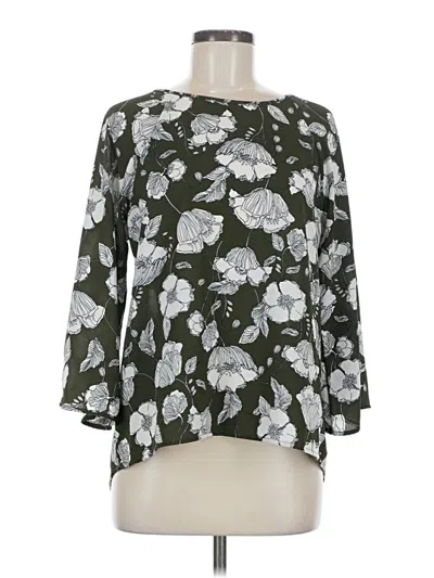 Pre-owned Papermoon 3/4 Sleeve Blouse In Gray