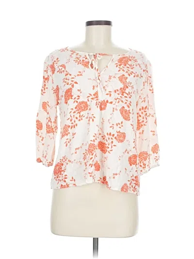 Pre-owned Papermoon 3/4 Sleeve Blouse In Orange