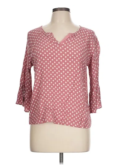 Pre-owned Papermoon 3/4 Sleeve Blouse In Pink