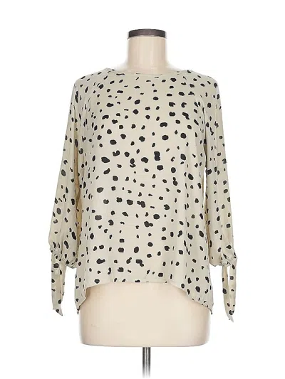 Pre-owned Papermoon 3/4 Sleeve Blouse In White