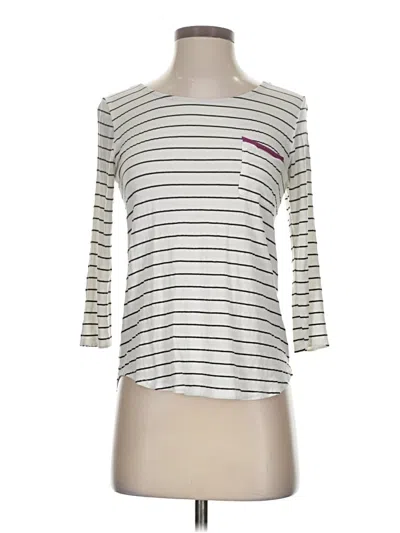 Pre-owned Papermoon 3/4 Sleeve T-shirt In White