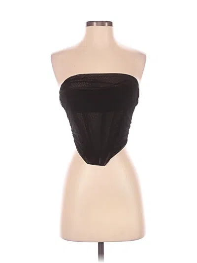Pre-owned Papermoon Bodysuit In Black