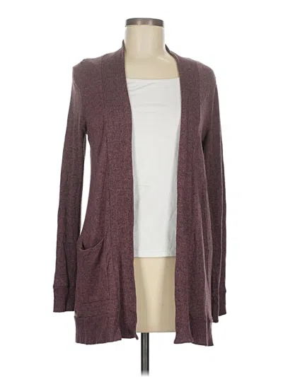 Pre-owned Papermoon Cardigan Sweater In Burgundy