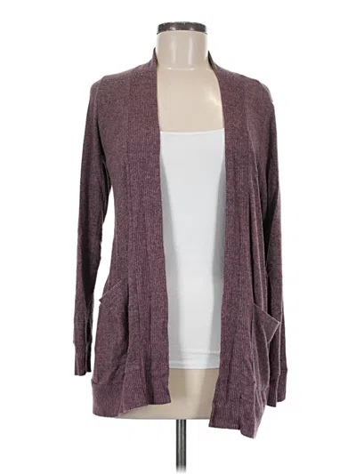 Pre-owned Papermoon Cardigan Sweater In Burgundy
