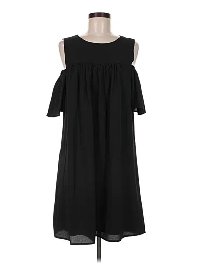 Pre-owned Papermoon Casual Dress In Black