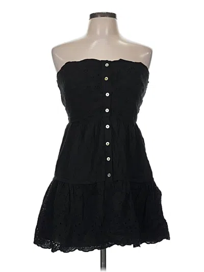 Pre-owned Papermoon Casual Dress In Black