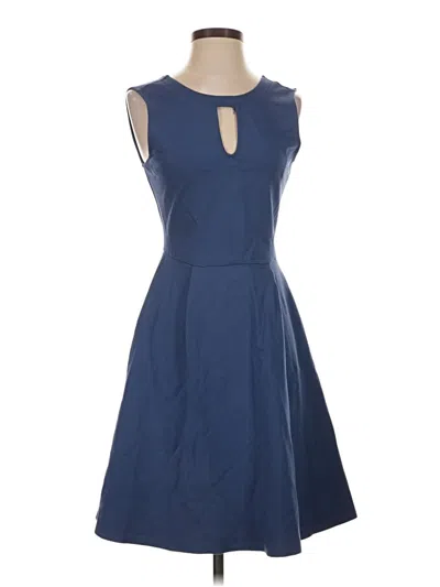 Pre-owned Papermoon Casual Dress In Blue