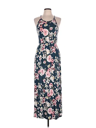Pre-owned Papermoon Casual Dress In Blue