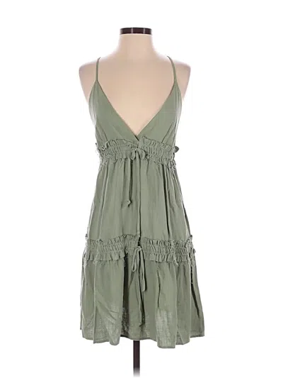 Pre-owned Papermoon Casual Dress In Green