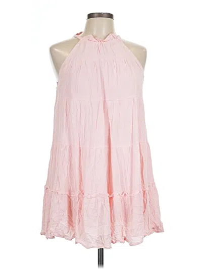 Pre-owned Papermoon Casual Dress In Pink