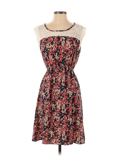 Pre-owned Papermoon Casual Dress In Red