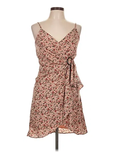 Pre-owned Papermoon Casual Dress In Tan