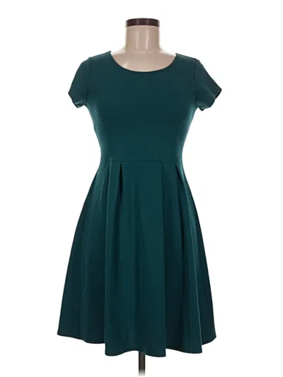 Pre-owned Papermoon Casual Dress In Teal