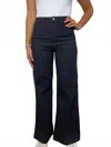 Papermoon Coastal Calm Pants In Black In Blue