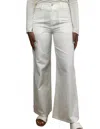 Papermoon Coastal Calm Pants In White In White