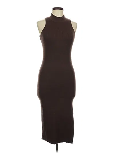 Pre-owned Papermoon Cocktail Dress In Brown