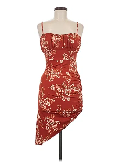 Pre-owned Papermoon Cocktail Dress In Red