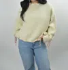 Papermoon Coquette Obsessed Sweater In Light Yellow In Yellow
