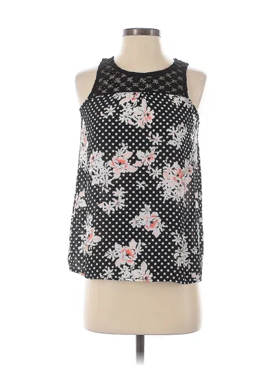 Pre-owned Papermoon Designed Exclusively For Stitch Fix Sleeveless Blouse In Black