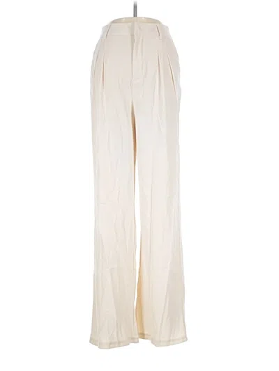 Pre-owned Papermoon Dress Pants In Ivory