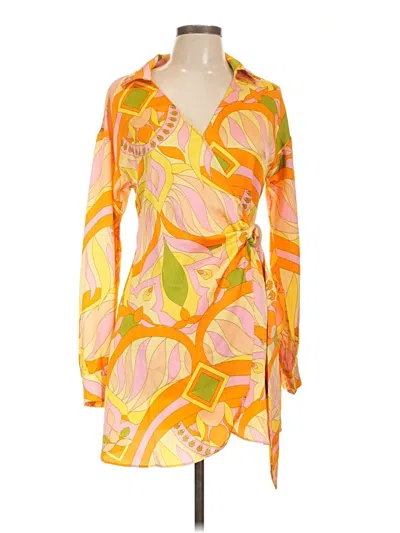 Pre-owned Papermoon Kimono In Orange