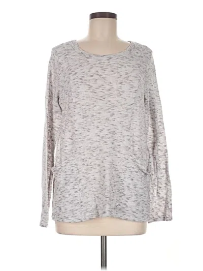 Pre-owned Papermoon Long Sleeve T-shirt In Gray