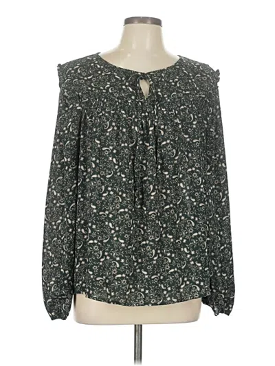 Pre-owned Papermoon Long Sleeve T-shirt In Green