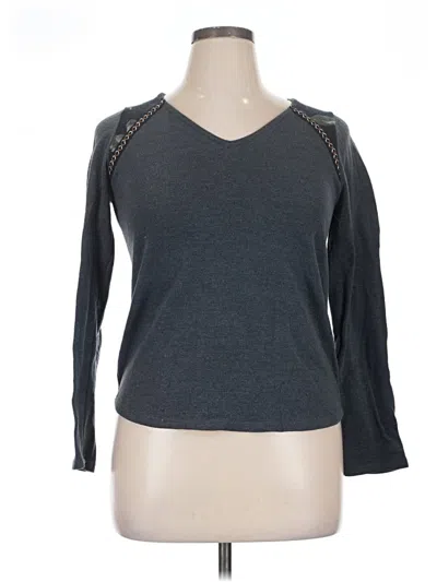 Pre-owned Papermoon Pullover Sweater In Gray