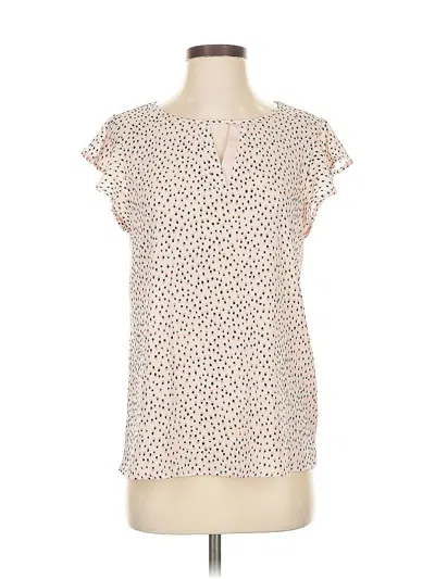 Pre-owned Papermoon Short Sleeve Blouse In Pink