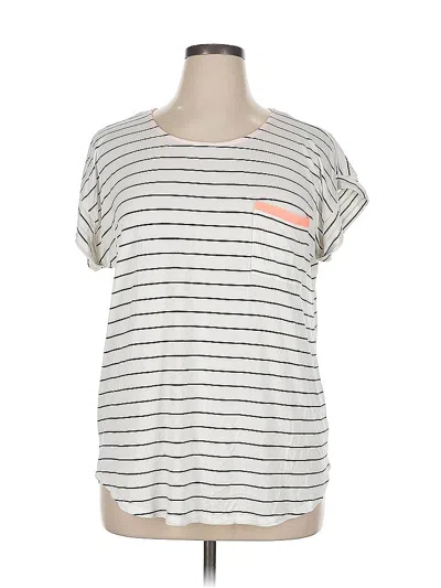 Pre-owned Papermoon Short Sleeve T-shirt In White