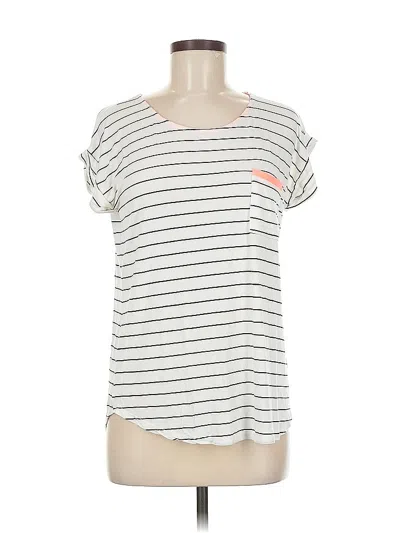 Pre-owned Papermoon Short Sleeve T-shirt In White