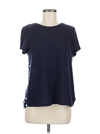 Pre-owned Papermoon Short Sleeve T-shirt In Blue