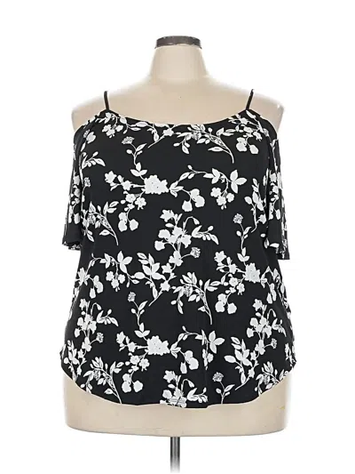 Pre-owned Papermoon Sleeveless Blouse In Black