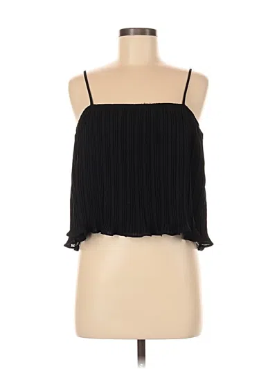 Pre-owned Papermoon Sleeveless Blouse In Black
