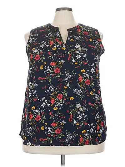 Pre-owned Papermoon Sleeveless Blouse In Black