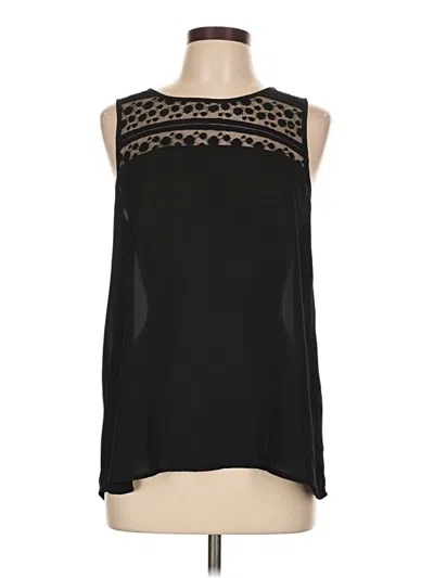 Pre-owned Papermoon Sleeveless Blouse In Black