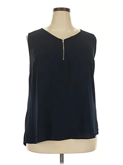 Pre-owned Papermoon Sleeveless Blouse In Black