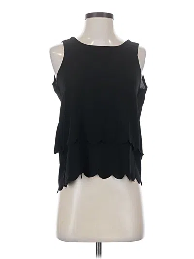 Pre-owned Papermoon Sleeveless Blouse In Black