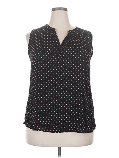 Pre-owned Papermoon Sleeveless Blouse In Black