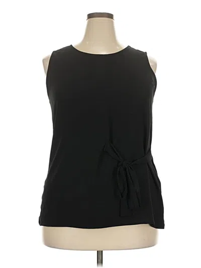 Pre-owned Papermoon Sleeveless Blouse In Black
