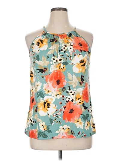 Pre-owned Papermoon Sleeveless Blouse In Blue