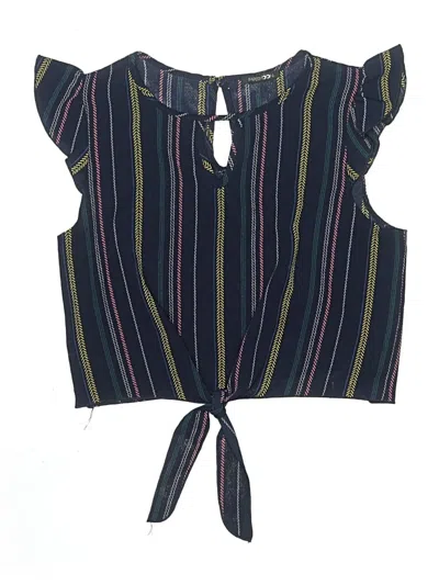 Pre-owned Papermoon Kids' Sleeveless Blouse In Blue