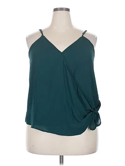 Pre-owned Papermoon Sleeveless Blouse In Blue