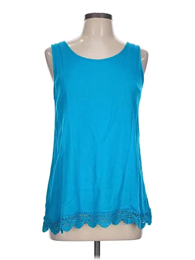 Papermoon Sleeveless Blouse In Blue