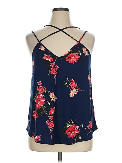 Pre-owned Papermoon Sleeveless Blouse In Blue