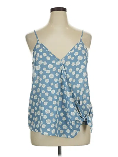 Pre-owned Papermoon Sleeveless Blouse In Blue