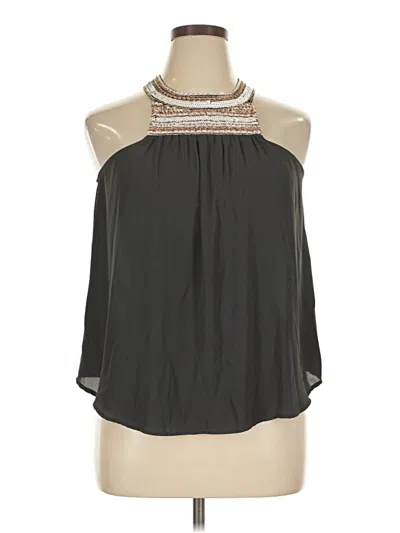 Pre-owned Papermoon Sleeveless Blouse In Gray