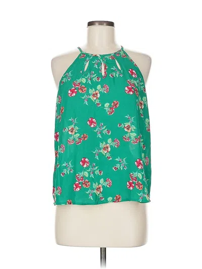 Pre-owned Papermoon Sleeveless Blouse In Green