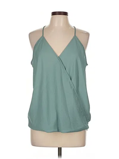 Pre-owned Papermoon Sleeveless Blouse In Green