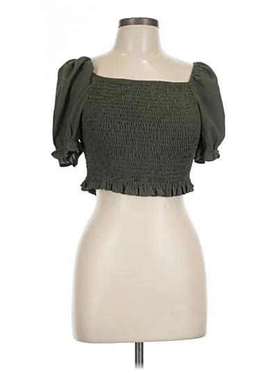 Pre-owned Papermoon Sleeveless Blouse In Green